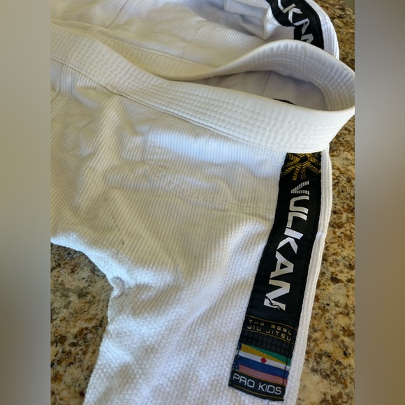 Vulkan Pro kids jujitsu gi & pants size M3 white - Picture 6 of 6